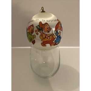 Vintage 1982 Walt‎ Disney 7 Dwarfs Hallmark Christmas Ornament 3.5"
